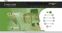 Desktop Screenshot of face2gene.com