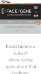 Mobile Screenshot of face2gene.com